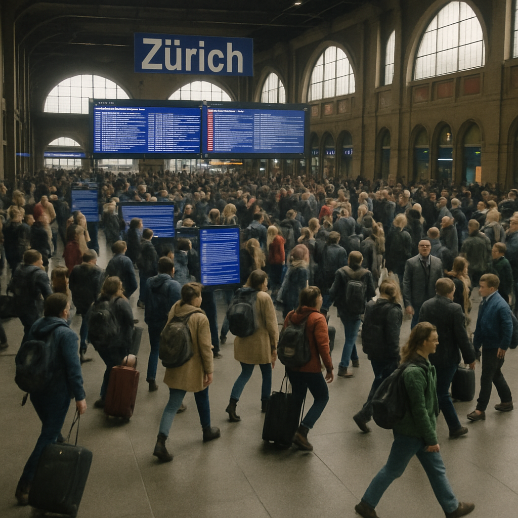 Zurich airport to city center